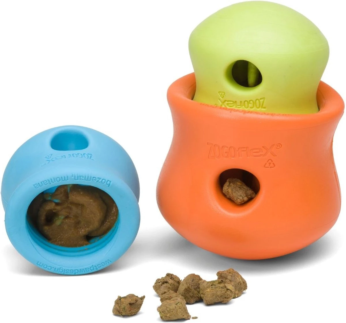 West Paw Toppl Zogoflex - Uitdagend En Sterk Speelgoed Voor Honden - Slowfeeder - Vulbaar Met Voer Of Snacks - Kleur: Groen, Maat: Large 20 West Paw Toppl Zogoflex - Uitdagend En Sterk Speelgoed Voor Honden - Slowfeeder - Vulbaar Met Voer Of Snacks - Kleur: Groen, Maat: Large - Afbeelding 18