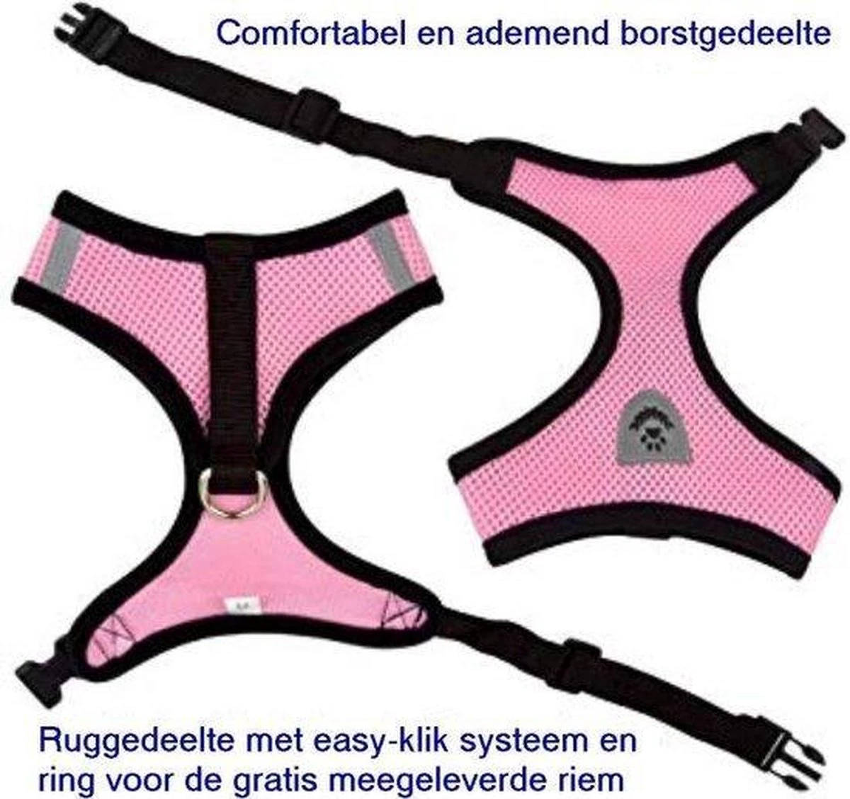 Merkloos Kattentuigje - Kattenharnas - Kattentuig Met Looplijn - Hondentuigje - Hondenharnas - Roze - Maat M 5 Merkloos Kattentuigje - Kattenharnas - Kattentuig Met Looplijn - Hondentuigje - Hondenharnas - Roze - Maat M - Afbeelding 3