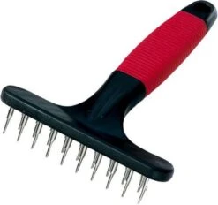 Ferplast Herderhark Dubbel - Hondenvachtborstel - 11x15.5 Cm Rood Zwart -Huisdier Verkoop 1200x1128 2