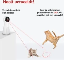 Merkloos Automatisch Kattenspeeltje Laser Intelligent Interactief Voor Katten – Laser Kat – 3 Verschillende Standen – Incl. Oplaadkabel – Geruisloze Motor -Huisdier Verkoop 1200x1129 10
