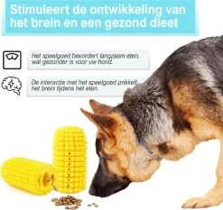 Merkloos Corn Dog Toothbrush - Honden Speelgoed - Hondenspeelgoed - Honden Tandenborstel - Gezond Dieet - Hondenspeeltje - Honden Speelgoed Intelligentie -Huisdier Verkoop 1200x1130 7