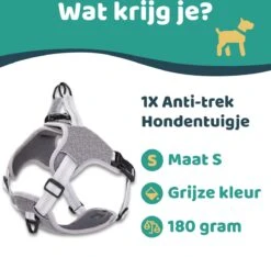 Mmoods Hondentuigje Grijs - Anti-Trek Tuig Voor Puppy's - Hondenharnas Voor Kleine Honden - Reflecterende Halsband Hond - Hondenhalsband Maat S 16 Mmoods Hondentuigje Grijs - Anti-Trek Tuig Voor Puppy's - Hondenharnas Voor Kleine Honden - Reflecterende Halsband Hond - Hondenhalsband Maat S -Huisdier Verkoop 1200x1135 8