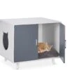 Relaxdays Kattenbak Ombouw Design - Kattenhuis Op Pootjes - Kattenmeubel Wit - Kattenkast 2 Relaxdays Kattenbak Ombouw Design - Kattenhuis Op Pootjes - Kattenmeubel Wit - Kattenkast -Huisdier Verkoop 1200x1136 14