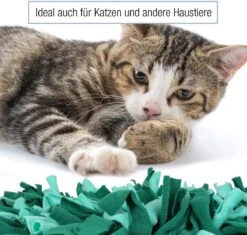 Bella & Balu Snuffelmat Voor Honden (45 X 30 Cm) - Het Snuffelmatten Dient Als Interactief Zoekspel, Bevordert Het Natuurlijk Zoeken Naar Voedsel En Traint De Reukzin Van Uw Hond (Groen) -Huisdier Verkoop 1200x1142 11