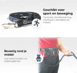 Canicross Looplijn Hond Met Heupriem Voor Hardlopen - Elastische Handsfree Hondenriem - Honden Trainingslijn - 150/200cm - Grijs -Huisdier Verkoop 1200x1142 2