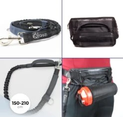 Canicross Looplijn Hond Met Heupriem Voor Hardlopen - Elastische Handsfree Hondenriem - Honden Trainingslijn - 150/200cm - Grijs -Huisdier Verkoop 1200x1142 3