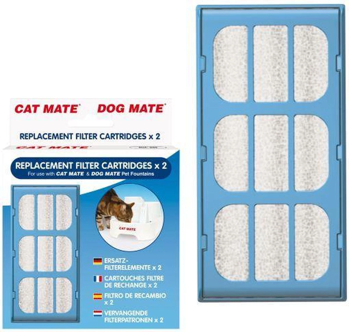 Cat Mate Drinkfonteinfilters - 2 St 6 Cat Mate Drinkfonteinfilters - 2 St - Afbeelding 4