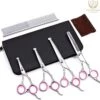 Professionele Hondenscharen Set - Extra Veilige Grooming Set - Trimscharen Voor Honden - Knipschaar - Effileerschaar / Uitdunschaar - Gebogen Schaar Met Ronde Punt - Precisieschaar - Hondenverzorging - Inclusief Kam, 2 Haarclips En Luxe Opbergdoos -Huisdier Verkoop 1200x1146 5