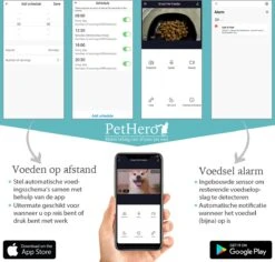 PetHero 3 Voerautomaat Wit - Verstelbare Camera - Smartphone Besturing - Automatische Voerbak Voor Kat Of Hond - 6.0 L -Huisdier Verkoop 1200x1147 11