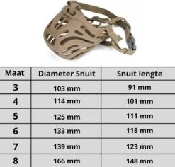 XtraSafe Muilkorf Voor Middelgrote Honden - Beige - Maat 5 - Verstelbaar 11 XtraSafe Muilkorf Voor Middelgrote Honden - Beige - Maat 5 - Verstelbaar -Huisdier Verkoop 1200x1147 9