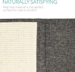 Navaris Krabmat Voor Katten - Krabmat Voor Aan Bank - Krabtapijt Voor Kat - Bankbescherming - Voorkomt Krabschade - 130 X 45 Cm - Sisal En Linnen -Huisdier Verkoop 1200x1153 29