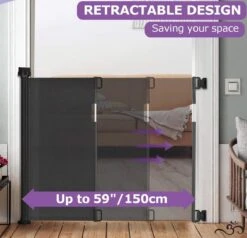 Caedentes - Hondenhek – Inrolbaar – Dierenhek -tot 150cm Uitrolbaar – Zwart 10 Caedentes - Hondenhek – Inrolbaar – Dierenhek -tot 150cm Uitrolbaar – Zwart -Huisdier Verkoop 1200x1154
