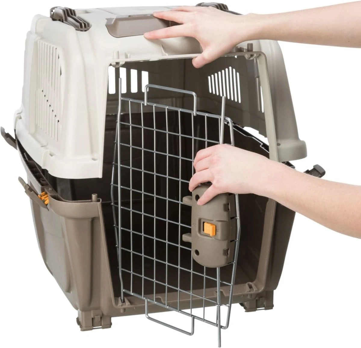 Skudo IATA Type 4 -Vervoersbox- Taupe/Sand - 68 X 48 X 51 Cm 20 Skudo IATA Type 4 -Vervoersbox- Taupe/Sand - 68 X 48 X 51 Cm - Afbeelding 18