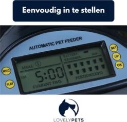 Lovely Pets – Voerautomaat – Automatisch Voerbak – Automatisch Voedingsschema; Plan Vaste Eetmomenten – Voerbak Voor Kat En Hond – Inhoud 5,5L - Zwart -Huisdier Verkoop 1200x1156 6