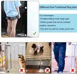 Merkloos ACE Pets – Oprolbaar Hondenrek Voor Binnen - Traphekje Hond Zonder Boren - Veiligheidshek Deurhekje - 180 X 72 Cm - Zwart 14 Merkloos ACE Pets – Oprolbaar Hondenrek Voor Binnen - Traphekje Hond Zonder Boren - Veiligheidshek Deurhekje - 180 X 72 Cm - Zwart -Huisdier Verkoop 1200x1157 4