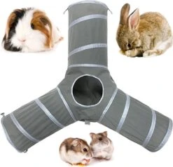 Adabol Knaagdier Speeltunnel – Konijnen Speelgoed – Cavia Speelgoed – Hamster Speelgoed – Konijnen Tunnel – Cavia Tunnel – Hamster Tunnel – 3 Gangen – 50 Cm Lengte -Huisdier Verkoop 1200x1158 11