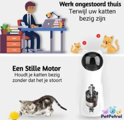PetPetrol Automatisch Kattenspeeltje – Laser – Kattenlaser - Intelligent Interactief Voor Katten – Laser Kat – 9 Verschillende Standen – Incl. Oplaadkabel – Geruisloze Motor -Huisdier Verkoop 1200x1159 35