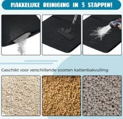 Merkloos Tastelio XXL Kattenbakmat 75x55cm - Groot Kattenbak Mat Met Innovatieve Honingraatstructuur - Dubbele Waterdichte Laag - Katten Bak Mat Met Eenvoudige Reiniging Grit Opvanger 15 Merkloos Tastelio XXL Kattenbakmat 75x55cm - Groot Kattenbak Mat Met Innovatieve Honingraatstructuur - Dubbele Waterdichte Laag - Katten Bak Mat Met Eenvoudige Reiniging Grit Opvanger -Huisdier Verkoop 1200x1160 28