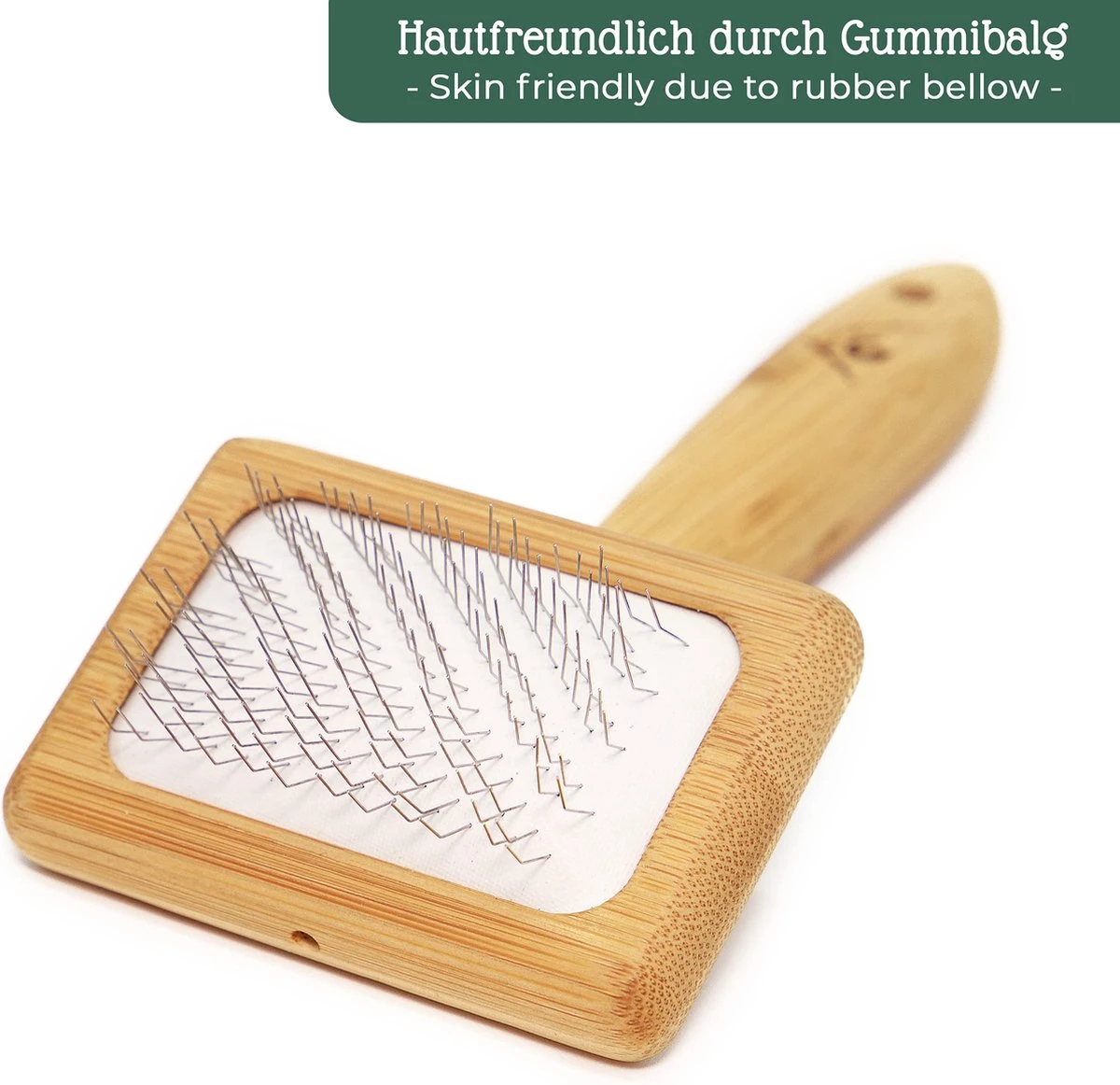 Pfotenolymp® Zachte Borstel Voor Katten - Kattenborstel / Kattenkam Van Bamboe - Bontborstel / Vachtborstel / Kattenhaarborstel - Bontkam Voor Vachtverzorging 6 Pfotenolymp® Zachte Borstel Voor Katten - Kattenborstel / Kattenkam Van Bamboe - Bontborstel / Vachtborstel / Kattenhaarborstel - Bontkam Voor Vachtverzorging - Afbeelding 4