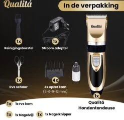 Merkloos Professionele Honden Tondeuse Set - Tondeuse Voor Huisdier Honden En Katten - Hondentrimmer - Hondentondeuse 18 Merkloos Professionele Honden Tondeuse Set - Tondeuse Voor Huisdier Honden En Katten - Hondentrimmer - Hondentondeuse -Huisdier Verkoop 1200x1163 2
