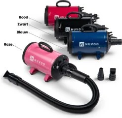 Nuvoo Professionele Hondenföhn / Waterblazer / Hondenborstel Met 3 Opzetstukken - Verstelbare Vermogen Tot 2200W - Warme / Koude Stand - Blauw 21 Nuvoo Professionele Hondenföhn / Waterblazer / Hondenborstel Met 3 Opzetstukken - Verstelbare Vermogen Tot 2200W - Warme / Koude Stand - Blauw -Huisdier Verkoop 1200x1164 2