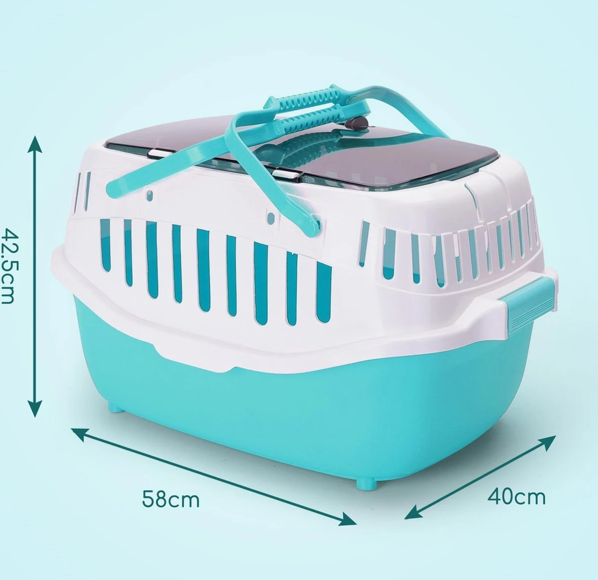 Nobleza 41WSI - Reisbench - Reismand - Transportbox - 58 X 40 X 42.5 Cm - Blauw 6 Nobleza 41WSI - Reisbench - Reismand - Transportbox - 58 X 40 X 42.5 Cm - Blauw - Afbeelding 4