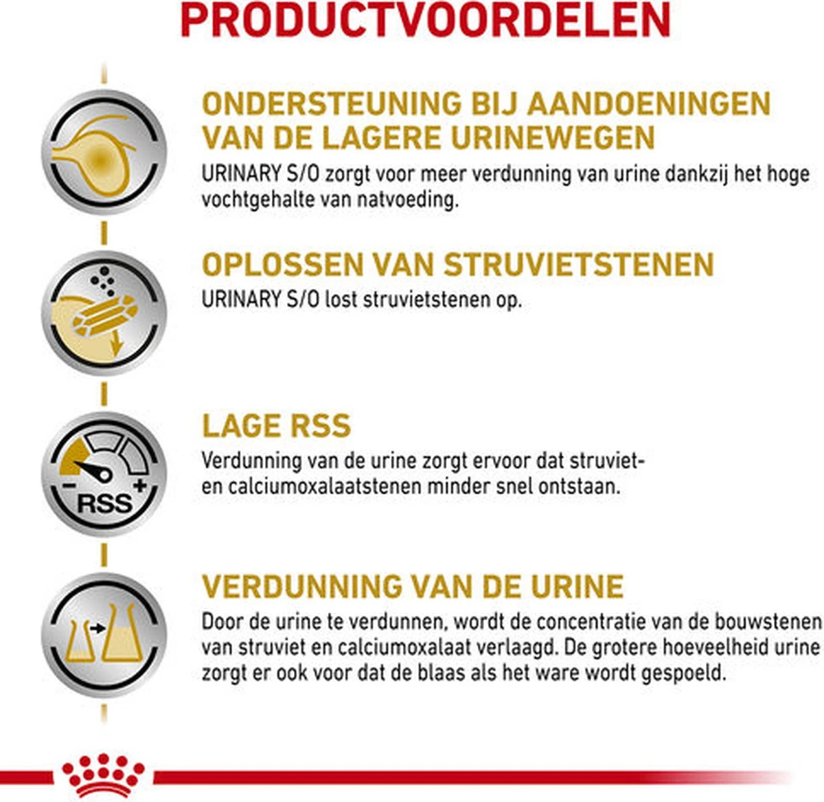 Royal Canin Urinary S/O Kat - Morsels In Gravy - 24 X 85 Gram 6 Royal Canin Urinary S/O Kat - Morsels In Gravy - 24 X 85 Gram - Afbeelding 4