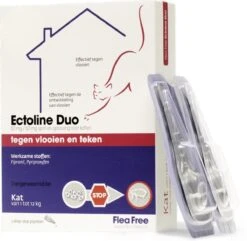 Flea Free Ectoline Duo Kat - Tegen Vlooien En Teken - 2 Pipetten -Huisdier Verkoop 1200x1169 14