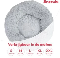 Snoozle Donut Hondenmand - Zacht En Luxe Hondenkussen - Wasbaar - Fluffy - Hondenmanden - 60cm - Lichtgrijs 16 Snoozle Donut Hondenmand - Zacht En Luxe Hondenkussen - Wasbaar - Fluffy - Hondenmanden - 60cm - Lichtgrijs -Huisdier Verkoop 1200x1171 13
