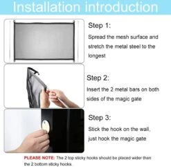 Merkloos ACE Pets – Oprolbaar Hondenrek Voor Binnen - Traphekje Hond Zonder Boren - Veiligheidshek Deurhekje - 180 X 72 Cm - Zwart 18 Merkloos ACE Pets – Oprolbaar Hondenrek Voor Binnen - Traphekje Hond Zonder Boren - Veiligheidshek Deurhekje - 180 X 72 Cm - Zwart -Huisdier Verkoop 1200x1172 5