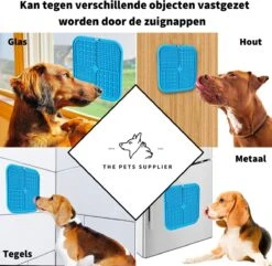 The Pets Supplier - Likmat Voor Hond - 2 Siliconen Likmatten Met 1 Spatel - Slowfeeder - Voermat -Huisdier Verkoop 1200x1173 10