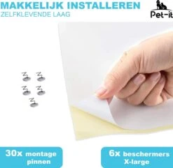 Pet-it | Krab Schade Bescherming Voor Katten En Honden | 6 Stuks | Extra-Grote Beschermers | Voor Bank Meubel Interieur | Transparant -Huisdier Verkoop 1200x1173 18