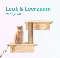 LBB - Katten Klimmuur - Ladder En Krabpaal - Katten Klim Wand - Krabpaal Muur - Klimmuur Kat - Krabpaal Voor Grote Katten -Huisdier Verkoop 1200x1173 20