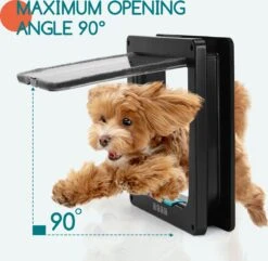 Nobleza Kattenluik Met Tunnel - 4 Vergrendelingsstanden - Weerbestendig - Binnen En Buiten - 28.5 X 25 Cm - Maat XL - Zwart 17 Nobleza Kattenluik Met Tunnel - 4 Vergrendelingsstanden - Weerbestendig - Binnen En Buiten - 28.5 X 25 Cm - Maat XL - Zwart -Huisdier Verkoop 1200x1173 23