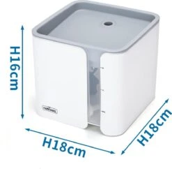 Nobleza USB Drinkfontein Voor Hond/Kat - 2L - Incl. 2 Filters - Wit -Huisdier Verkoop 1200x1175 13