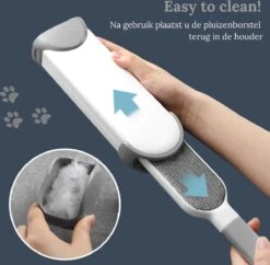 Pet Lovers - Huisdierhaar Verwijderaar - Dierenhaar Verwijderaar - Pluizenborstel - Kledingborstel - Haarverwijderaar - Ontpluizer - Honden En Kattenhaar Verwijderaar - + GRATIS Draagbare Haarverwijderaar -Huisdier Verkoop 1200x1176