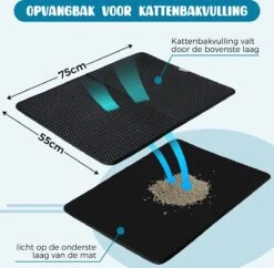 Merkloos Tastelio XXL Kattenbakmat 75x55cm - Groot Kattenbak Mat Met Innovatieve Honingraatstructuur - Dubbele Waterdichte Laag - Katten Bak Mat Met Eenvoudige Reiniging Grit Opvanger 19 Merkloos Tastelio XXL Kattenbakmat 75x55cm - Groot Kattenbak Mat Met Innovatieve Honingraatstructuur - Dubbele Waterdichte Laag - Katten Bak Mat Met Eenvoudige Reiniging Grit Opvanger -Huisdier Verkoop 1200x1176 26