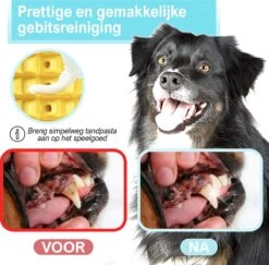 Merkloos Corn Dog Toothbrush - Honden Speelgoed - Hondenspeelgoed - Honden Tandenborstel - Gezond Dieet - Hondenspeeltje - Honden Speelgoed Intelligentie -Huisdier Verkoop 1200x1179 15
