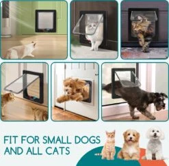 Nobleza Kattenluik Met Tunnel - 4 Vergrendelingsstanden - Weerbestendig - Binnen En Buiten - 28.5 X 25 Cm - Maat XL - Zwart 20 Nobleza Kattenluik Met Tunnel - 4 Vergrendelingsstanden - Weerbestendig - Binnen En Buiten - 28.5 X 25 Cm - Maat XL - Zwart -Huisdier Verkoop 1200x1179 21