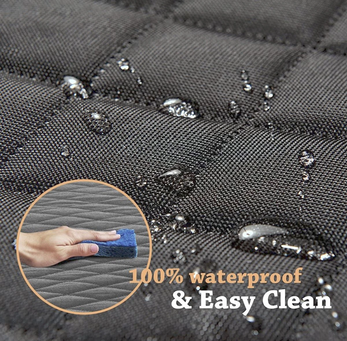 Handyworld - Hondenzit - Stijlvolle Bench Auto - Hond - Handig - Draagbaar - Zwart 5 Handyworld - Hondenzit - Stijlvolle Bench Auto - Hond - Handig - Draagbaar - Zwart - Afbeelding 3