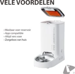PETKIT® Element SOLO WIT – Automatische Voerbak Kat – 3L – Vershoudend – Met App -Huisdier Verkoop 1200x1182 9