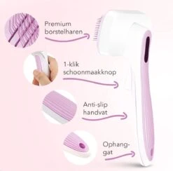 Lubadoo® - Kattenborstel - Hondenborstel - Kattenkam - Kattenhaar - Hondenhaar - Huisdierhaar Verwijderaar - Haarverwijderaar Voor Huisdieren - Langharig - Kortharig - Roze -Huisdier Verkoop 1200x1184 2