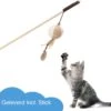 Katten Speeltjes Katten Speelgoed Kattenspeeltjes Katten Hengel Bal – Wit Bruin -Huisdier Verkoop 1200x1185 22