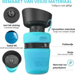 VEDIC® - Honden Drinkfles Blauw - Lekvrije Waterfles - Bidon - BPA Vrij - Voor Onderweg - 520ML 13 VEDIC® - Honden Drinkfles Blauw - Lekvrije Waterfles - Bidon - BPA Vrij - Voor Onderweg - 520ML -Huisdier Verkoop 1200x1188 9