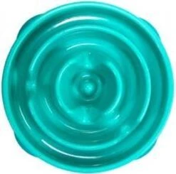 Outward Hound Slo Bowl Fun Feeder Voerbak - Anti Schrok Voerbak - Voerbak Slo-Bowl Mini Drop Teal Lichtblauw - 22X22X5 CM -Huisdier Verkoop 1200x1189 6