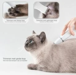 Revo Goods Professionele 4 In 1 Hondentondeuse Set -Ideaal Voor Honden En Andere Huisdieren - Slijper Inbegrepen -Draadloos - Ultra Stil -Huisdier Verkoop 1200x1190 9