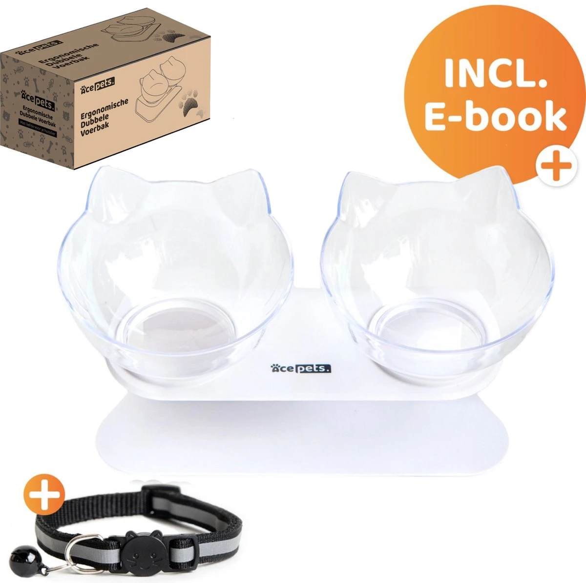 ACE Pets Ergonomische Voerbak Kat - Kattenvoerbakjes - Drinkbak Kat - Kat Voerbak 3 ACE Pets Ergonomische Voerbak Kat - Kattenvoerbakjes - Drinkbak Kat - Kat Voerbak