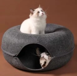 Merkloos A.K.A. Kattentunnel En Kattenmand In-1 – Kattenspeelgoed Speeltunnel Kattenhuis – Kattenhol Rond Kattenspeeltjes - Cat Cave Donut - Antraciet Vilt 13 Merkloos A.K.A. Kattentunnel En Kattenmand In-1 – Kattenspeelgoed Speeltunnel Kattenhuis – Kattenhol Rond Kattenspeeltjes - Cat Cave Donut - Antraciet Vilt -Huisdier Verkoop 1200x1195 36