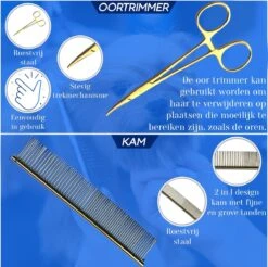 Scharenset Hond - 8-Delige Scharenset - Hondenschaar - Trimset - Trimschaar Voor Honden - Huisdier Knipset - Effileerschaar Hond - Goud -Huisdier Verkoop 1200x1196 7