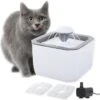 Waterfontein Kat - Drinkfontein Kat - Automatische Drinkbak 2.5L Voor Honden En Katten Met Waterpomp + 2x Filters - USB Oplaadbaar, Automatische Kattendrinker, Hondenfonteinfilters- Drinkfontein- Drink Bak- Kattenfonteinfilters